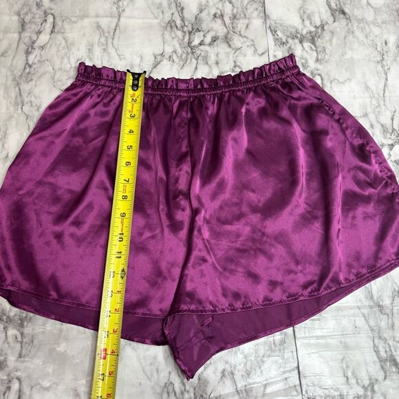 Victoria’s Secret vintage Gold label Purple set Lingerie shorts top pj's Large - Picture 4 of 6